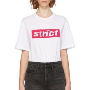 SOLD/Alexander Wang Strict printed T-shirt
